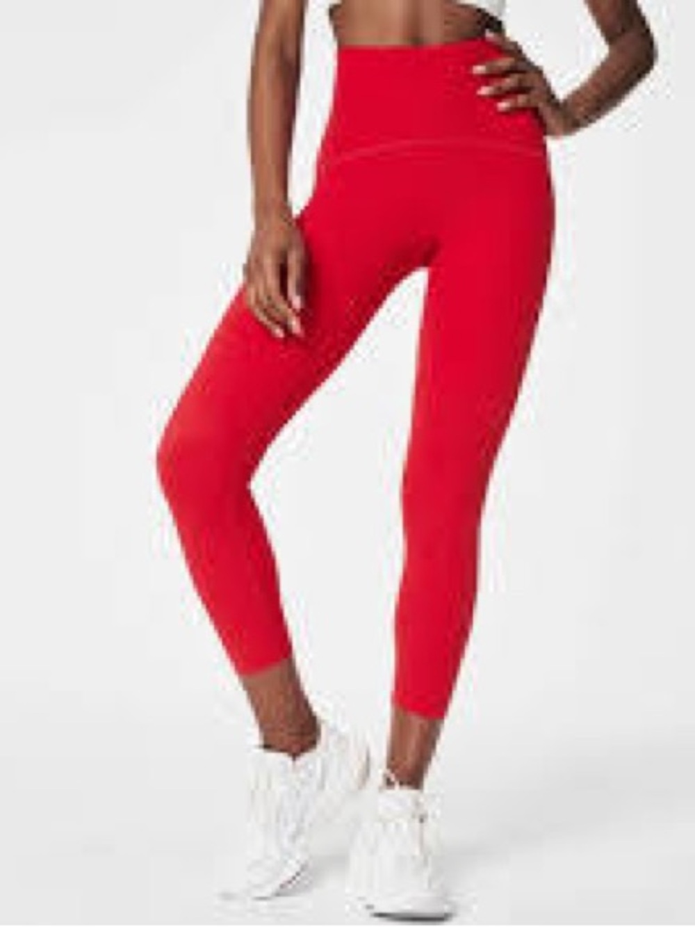 Under Armour Bright Red High Waisted Stretchy Spandex Ankle Athletic Jeggings